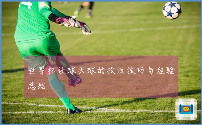 世界杯让球买球的投注技巧与经验总结